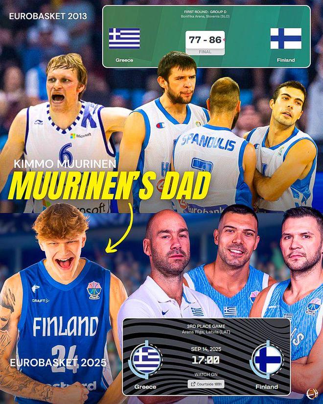 希腊战胜芬兰，实力碾压的希腊队